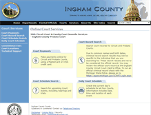 Tablet Screenshot of courts.ingham.org